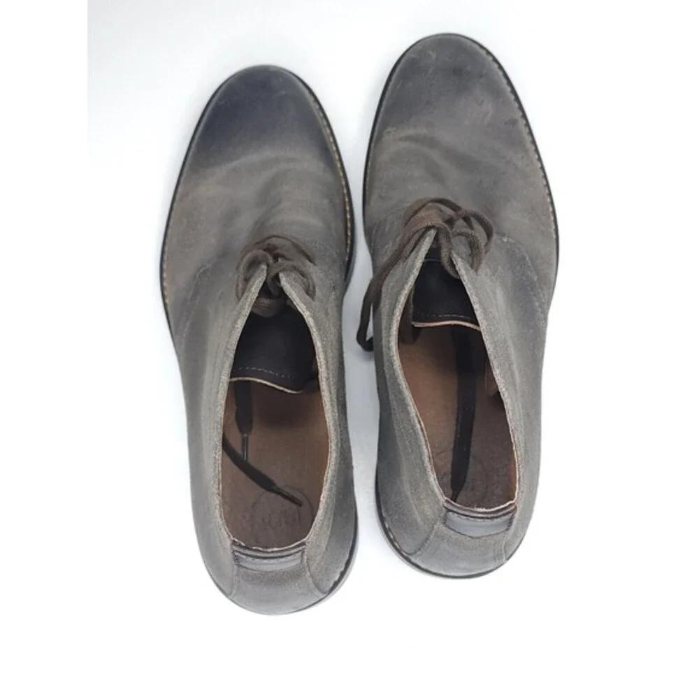 1901 Gray Men Oxford Chukka Lace Up Dress‎ Business Shoes 58665 Size 13